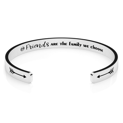 LUXTOMI Personalized Bracelet Friends are the family we choose