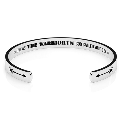 LUXTOMI Personalized Bracelet Live as the warior that god called you to be