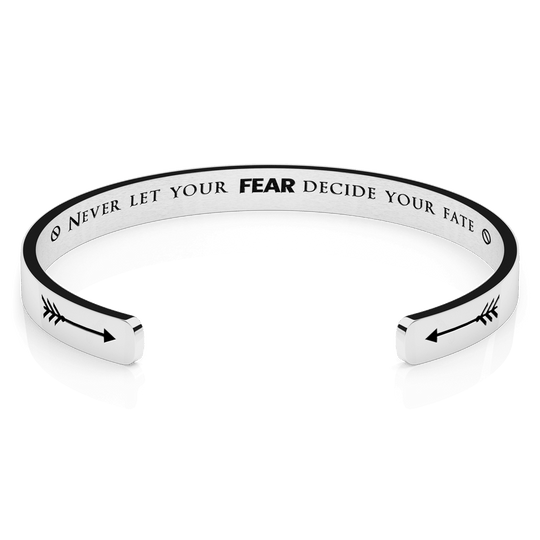 LUXTOMI Personalized Bracelet Never let your fear decide your fate
