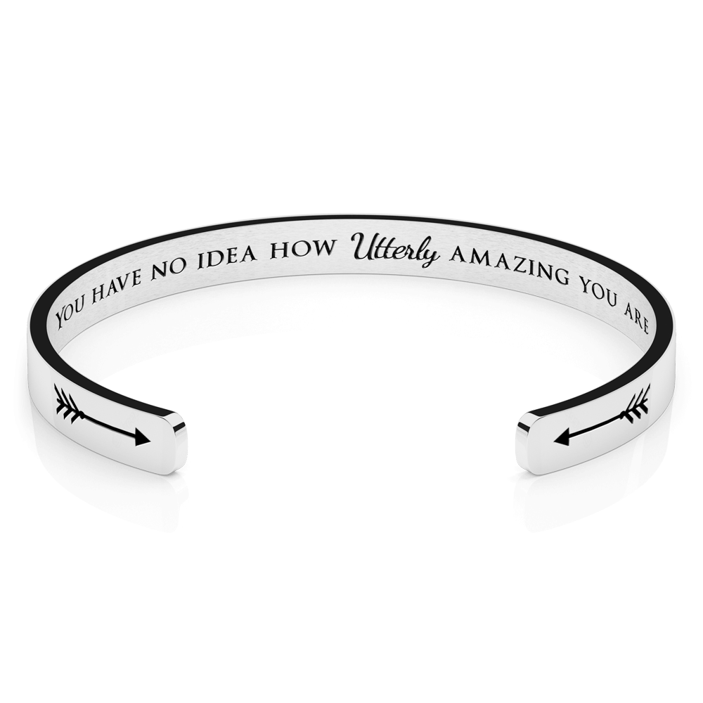 LUXTOMI Personalized Bracelet You have no idea how utterly amazing you are