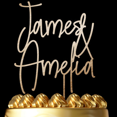 Personalized Cake Topper Jon - Wedding Cake Topper by Luxtomi