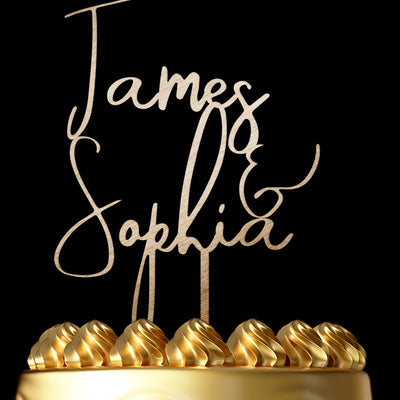 Personalized Cake Topper James - Wedding Cake Topper by Luxtomi