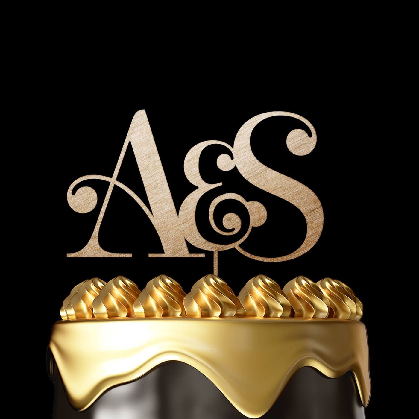 Personalized Cake Topper Katie - Wedding Cake Topper by Luxtomi
