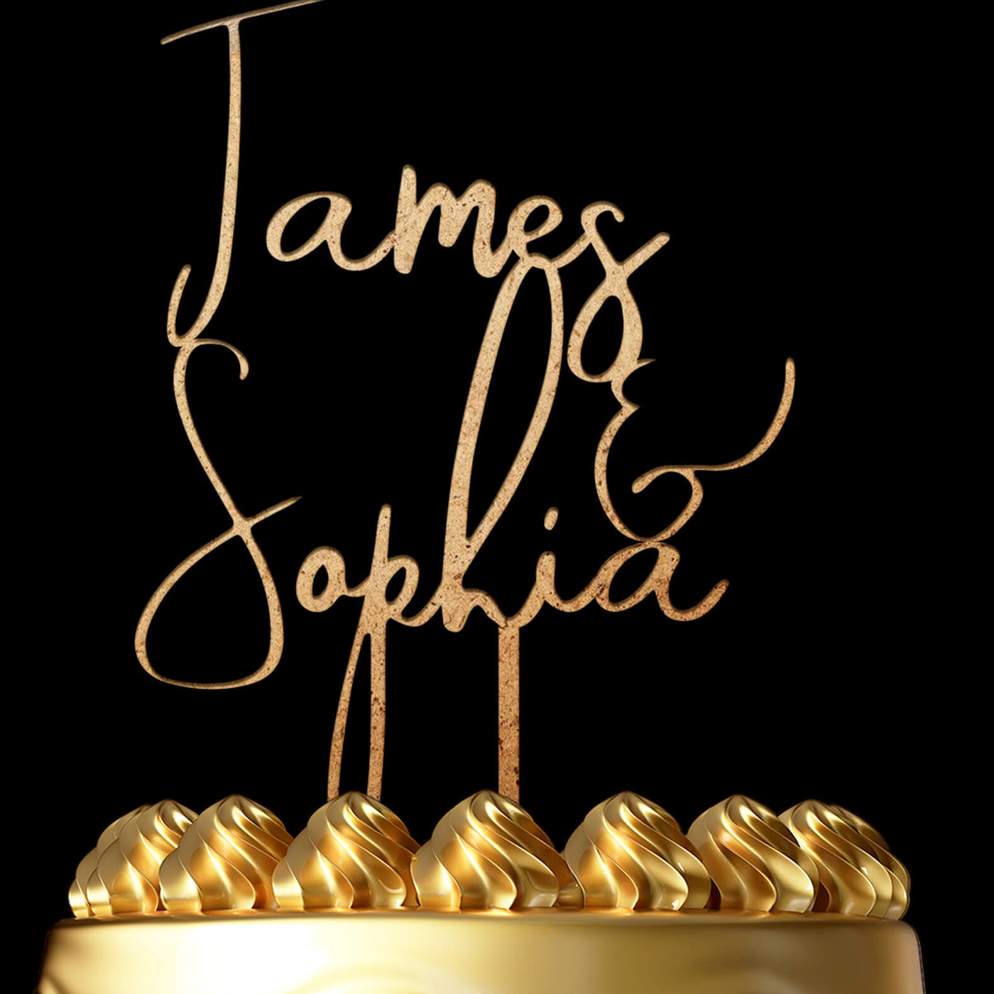 Personalized Cake Topper James - Wedding Cake Topper by Luxtomi