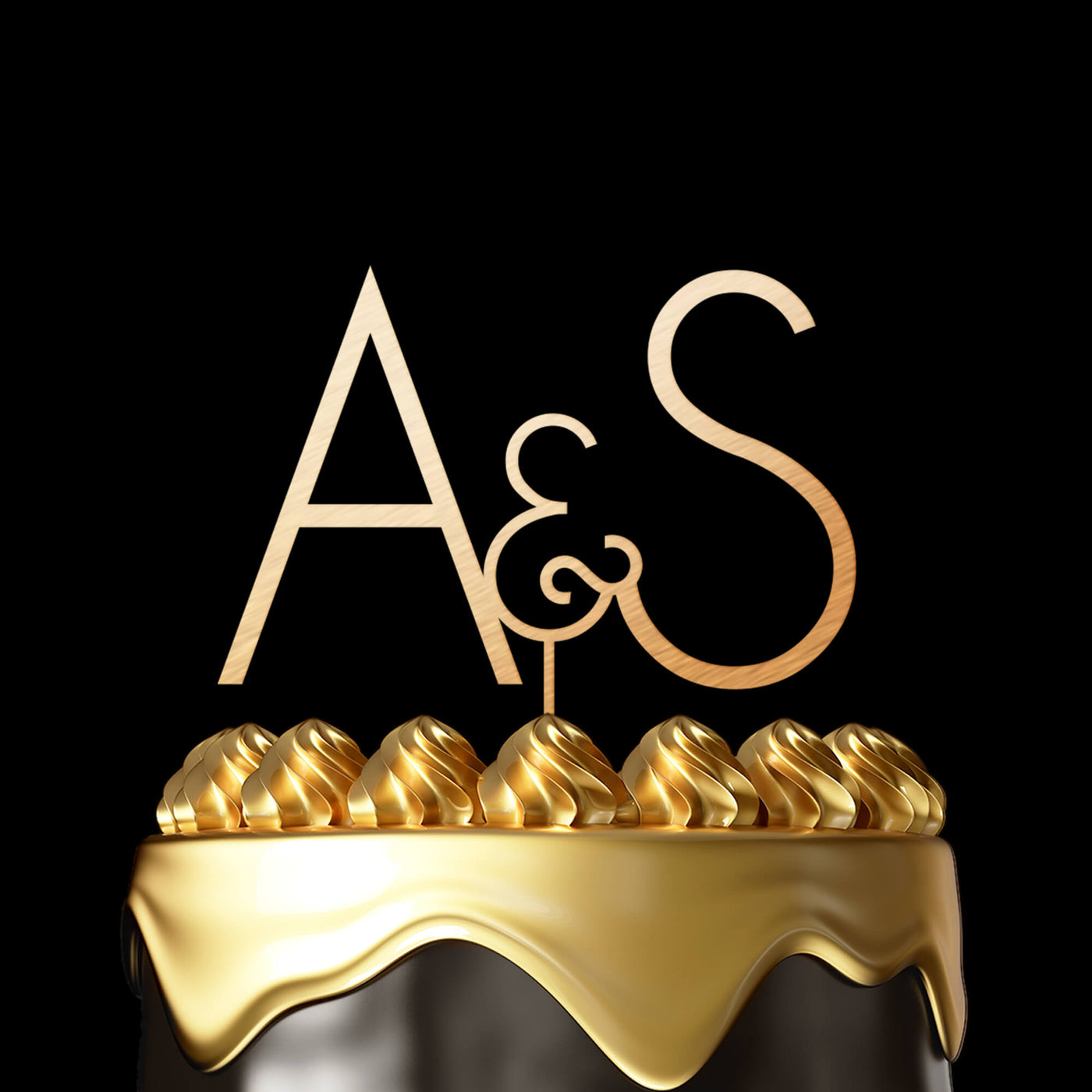 Personalized Cake Topper Sasha - Wedding Cake Topper by Luxtomi