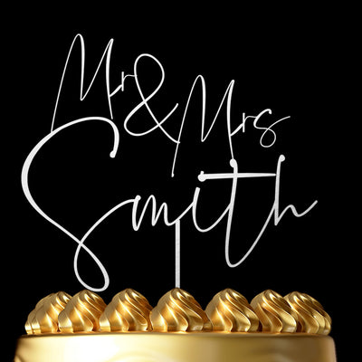 Personalized Cake Topper Light - Wedding Cake Topper by Luxtomi