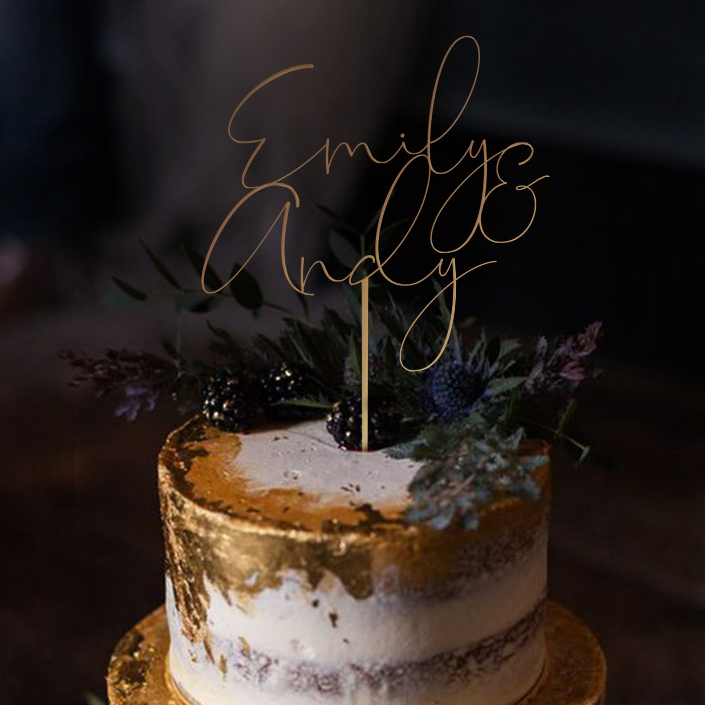 Custom Cake Topper, Personalized Name Cake Topper, Custom Text Cake Topper