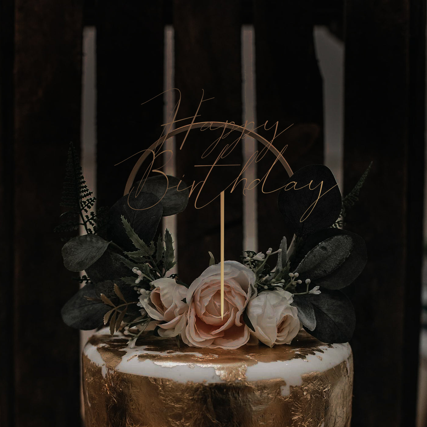Stylish and Unique Cake Toppers for Birthdays - Personalized with Your Name and Age