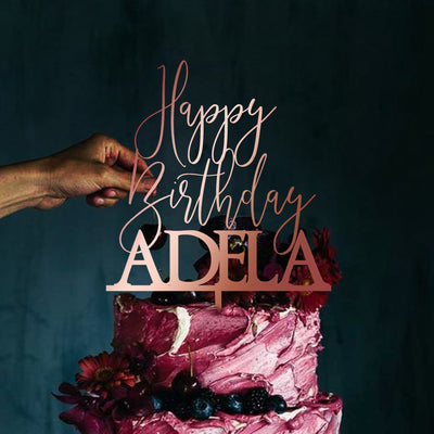Create Your Perfect Birthday Cake - Personalized Cake Toppers Just for You