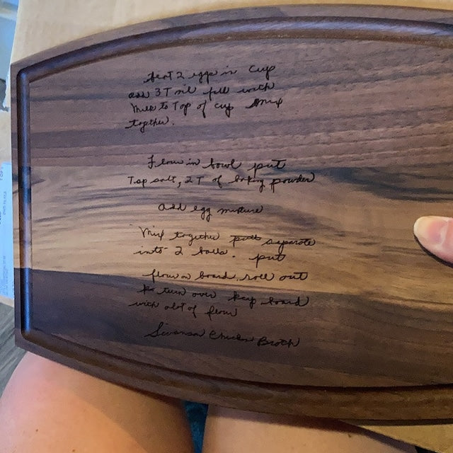 Recipe Personalized Cutting Board