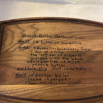 Recipe Personalized Cutting Board
